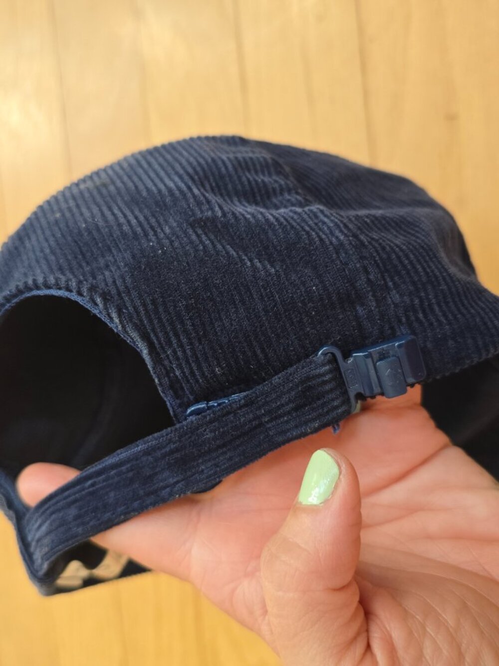 vintage 90's | Los Rios rainbow trout navy corduroy rope baseball hat - Picture 10 of 10
